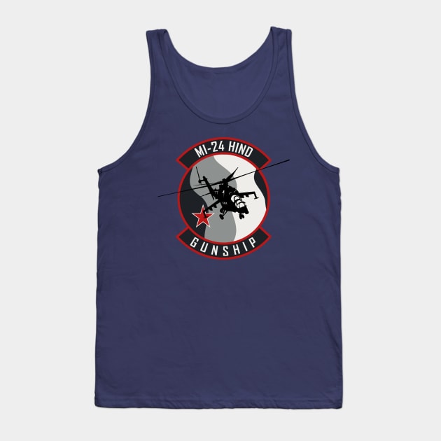 MI-24 Hind Gunship Tank Top by TCP